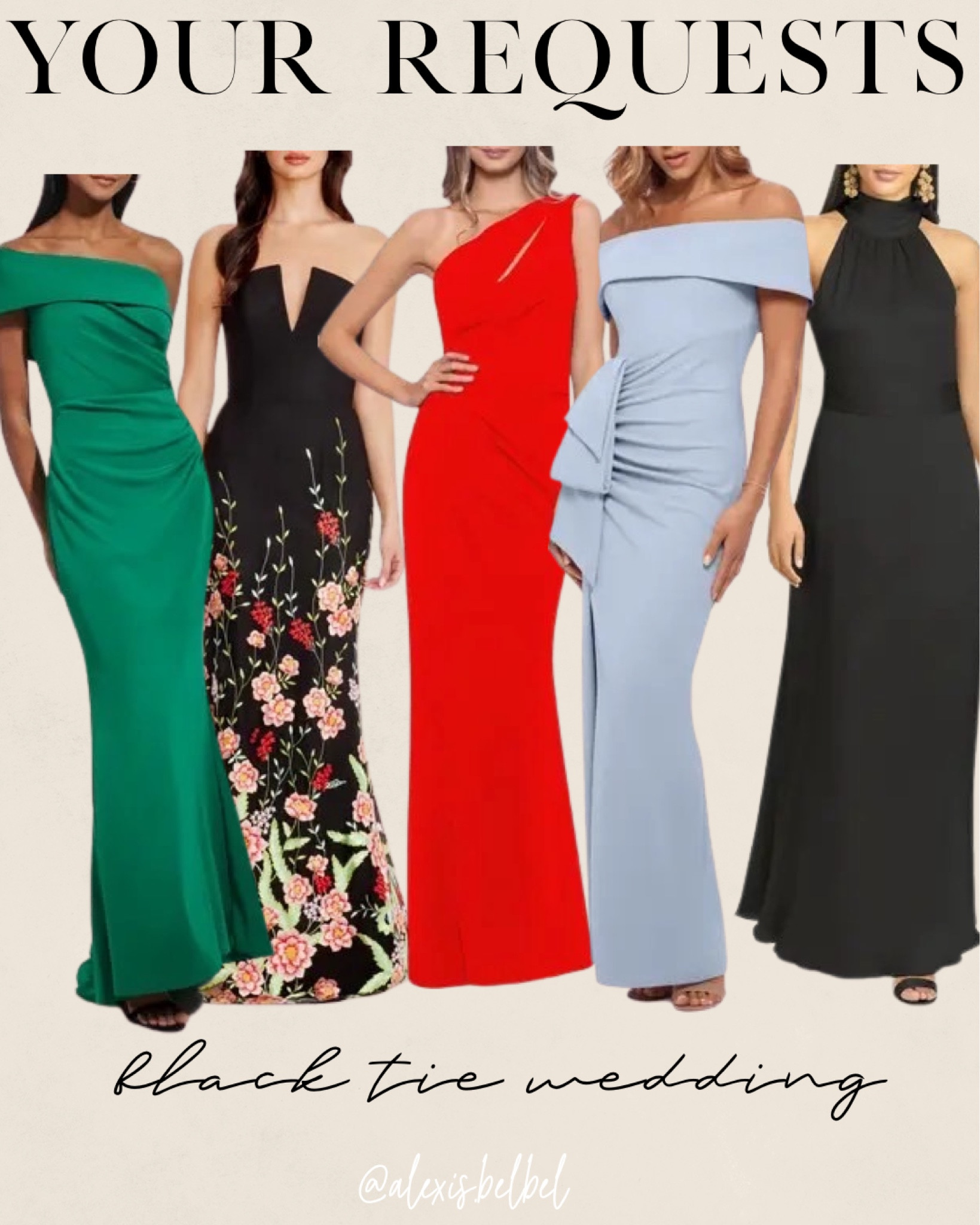 Black tie wedding guest dresses under $300 formal dresses 

#LTKWedding #LTKSeasonal