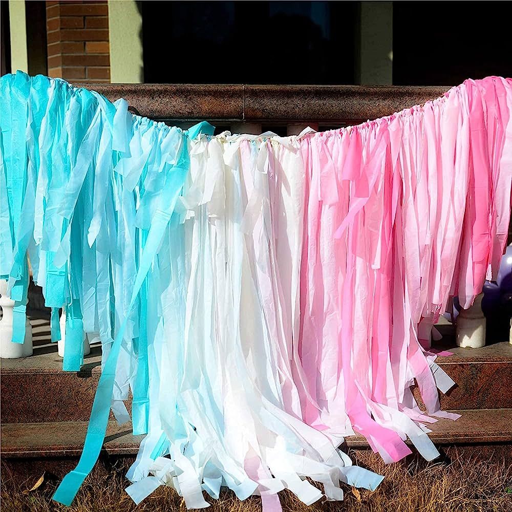 50pcs Cream Streamers Party Decorations Streamer Backdrop 24 Colors Fringe Backdrop for Parties P... | Amazon (US)
