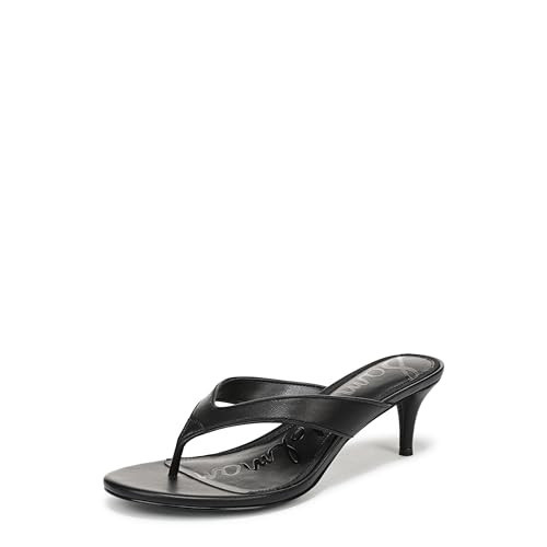 Sam Edelman Women's Amie Heeled Sandal, Black, 9 Medium | Amazon (US)