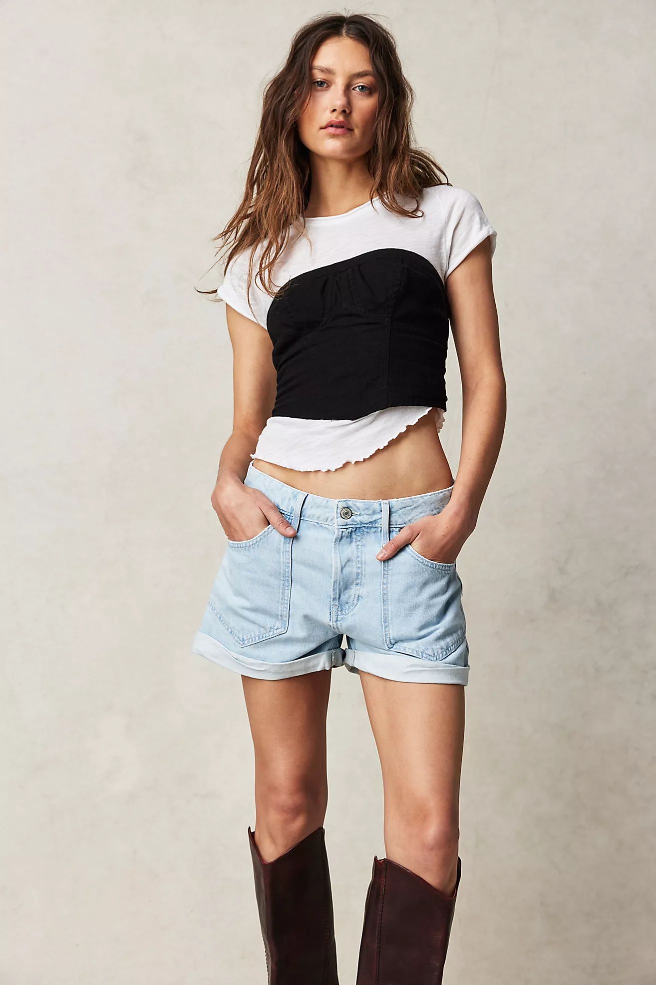 Beginner's Luck Slouch Shorts | Free People (UK)