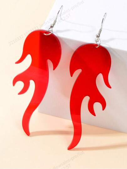 Flame Drop Earrings | SHEIN