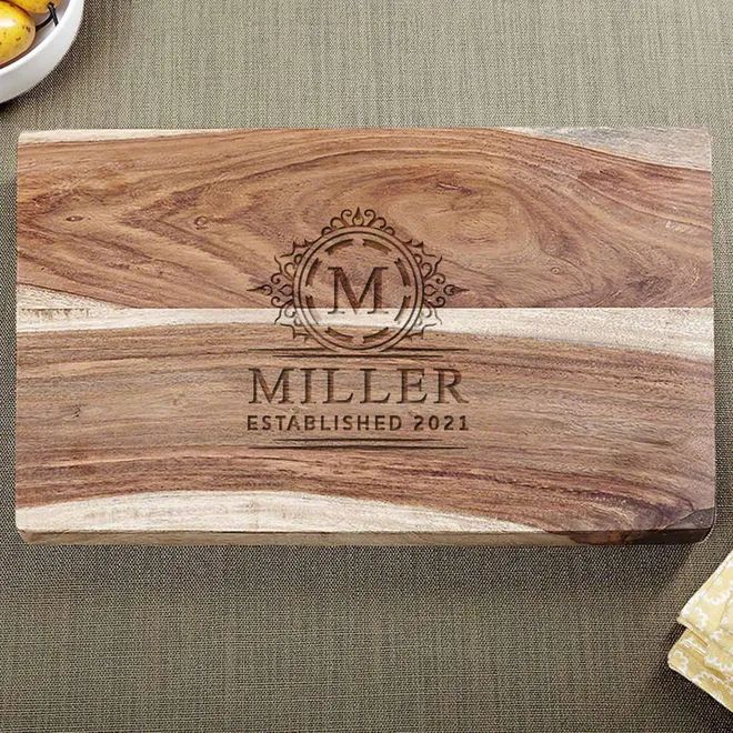 Engraved Cutting Board (1in Thick) | HomeWetBar.com