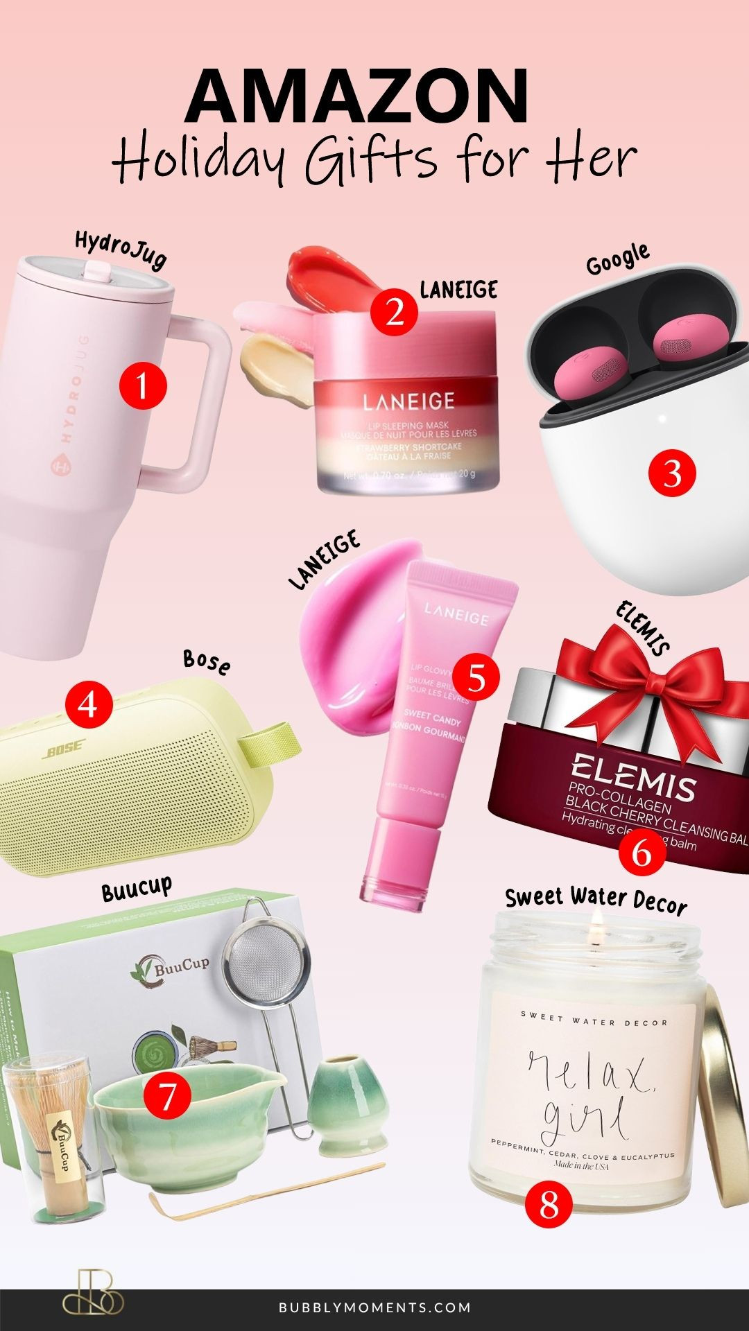 ✨🎁 Holiday Gifts for Her – Amazon Edition 🎁✨
 Looking for the perfect gifts for the women in your life? Whether you’re shopping for your mom, sister, best friend, coworker, or treating yourself (because you deserve it!), I’ve rounded up the most loved, thoughtful, and trending Holiday Gifts for Her — all from Amazon! From cozy self-care must-haves and beauty favorites to chic fashion finds, travel essentials, and home luxuries, these gift ideas are sure to impress and bring a smile this festive season. ✨
These are perfect for Christmas gifting, Secret Santa, stocking stuffers, and holiday exchanges. Save this for your holiday shopping, and tap to shop your faves directly! 💕
#LTKGiftGuide #LTKHoliday #LTKSeasonal #HolidayGiftsForHer #AmazonHoliday #GiftGuideForHer #AmazonGifts #AmazonMustHaves #AmazonFinds #GiftIdeas #ChristmasGifts #GiftsForHer #HolidayFavorites #StockingStuffers #SelfCareGifts #BeautyGifts #FashionGifts #ForHer #Holiday2025 #HolidayGiftIdeas #AmazonHaul #amazoninfluencer #girlygifts #giftinspo #wishlistideas #amazonpicks 

 