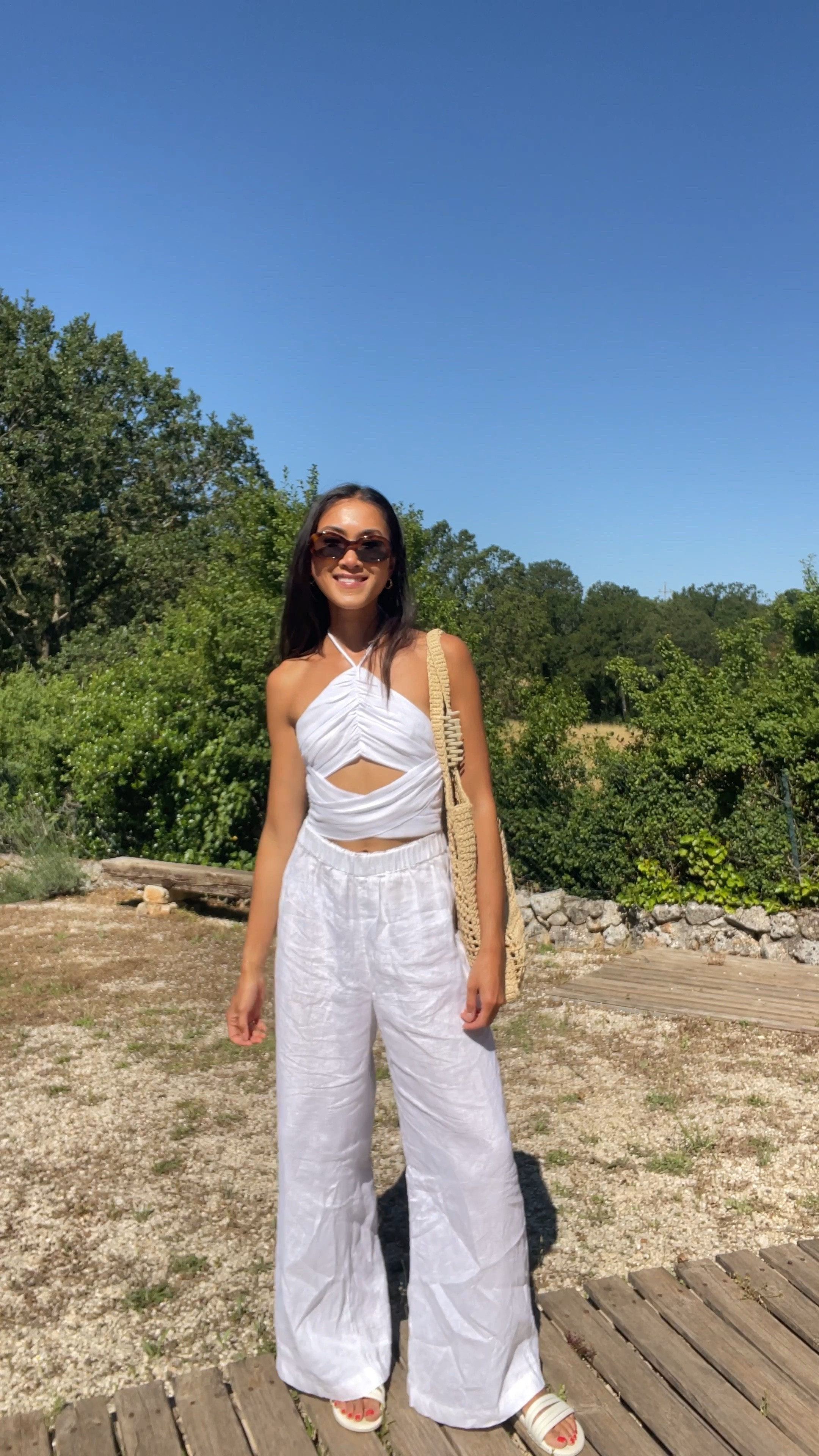 all white + linen for vacation!! #revolve #linenpants #arket 

#LTKstyletip #LTKtravel #LTKeurope