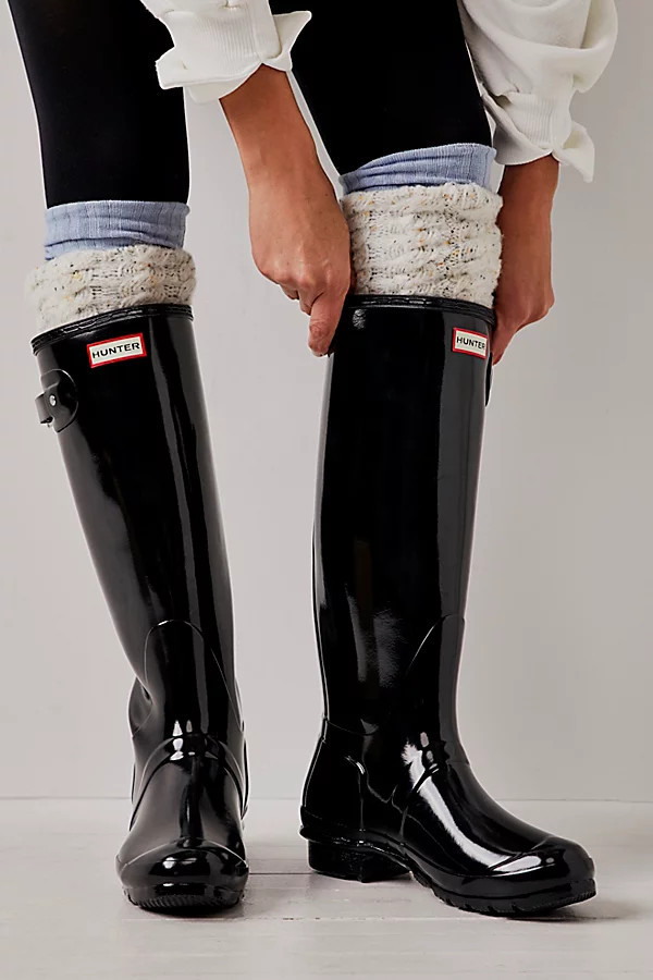 Bottes de chasseur par Hunter en Black Gloss, pour femme taille: US 10 chez Free People | Free People FR