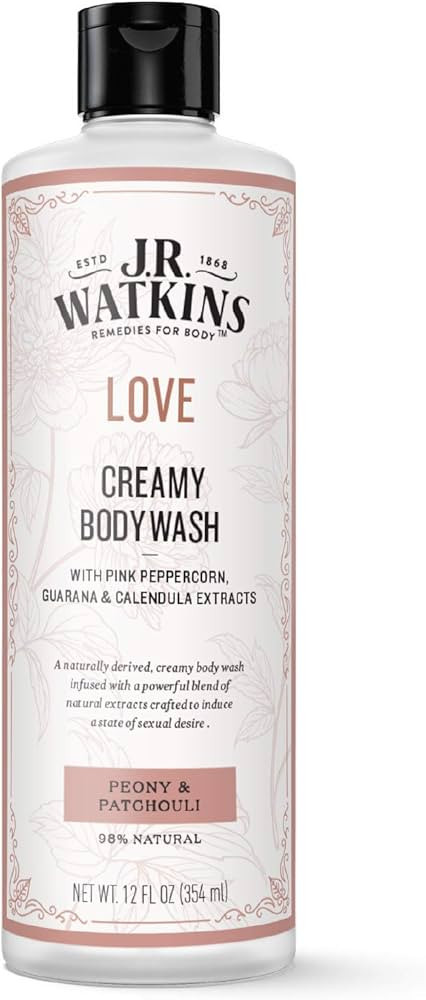 J.R. Watkins Love Creamy Body Wash (Peony & Patchouli) 12 fl oz | Amazon (US)