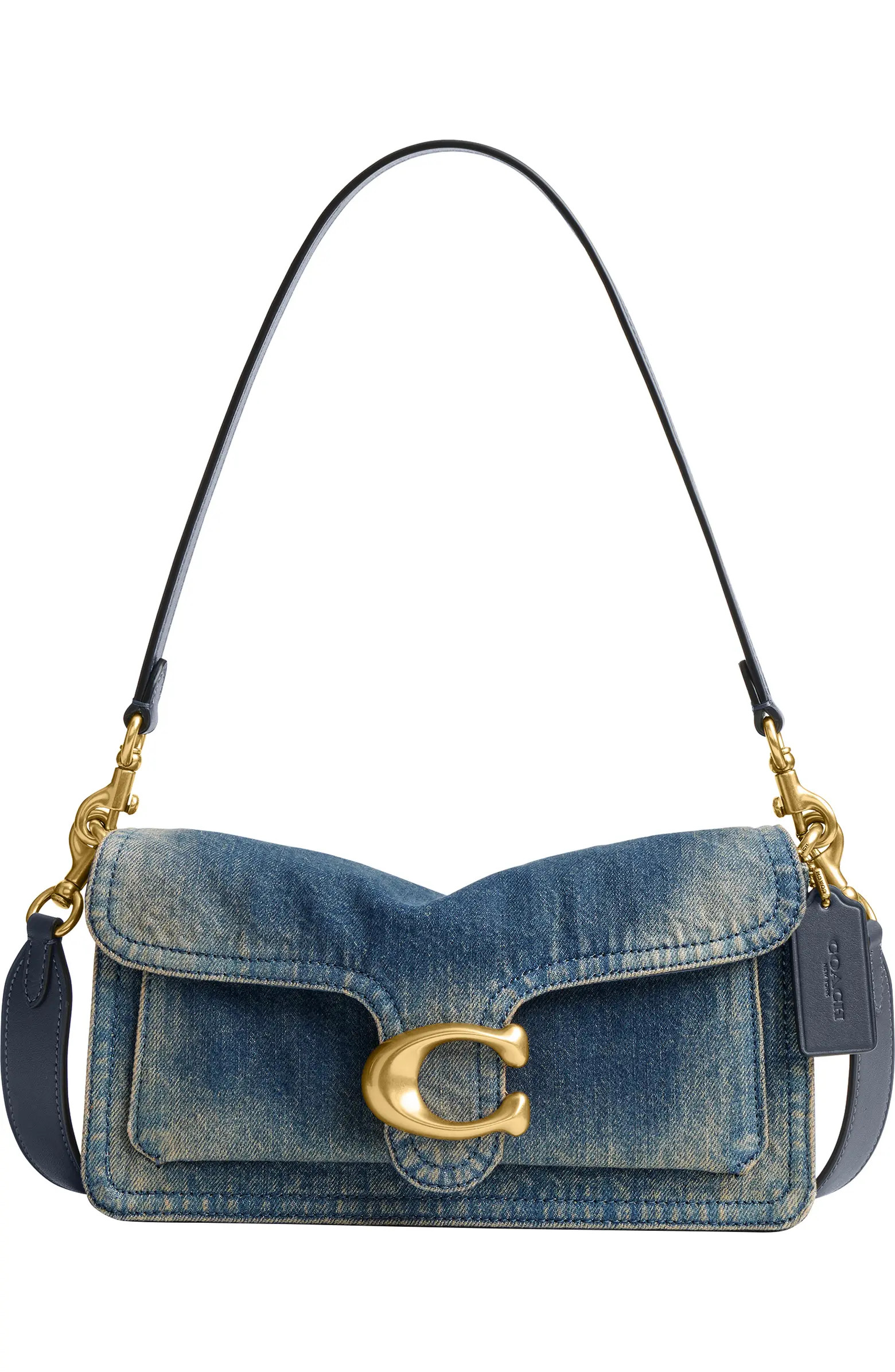 Tabby Soft Loved Denim Shoulder Bag | Nordstrom