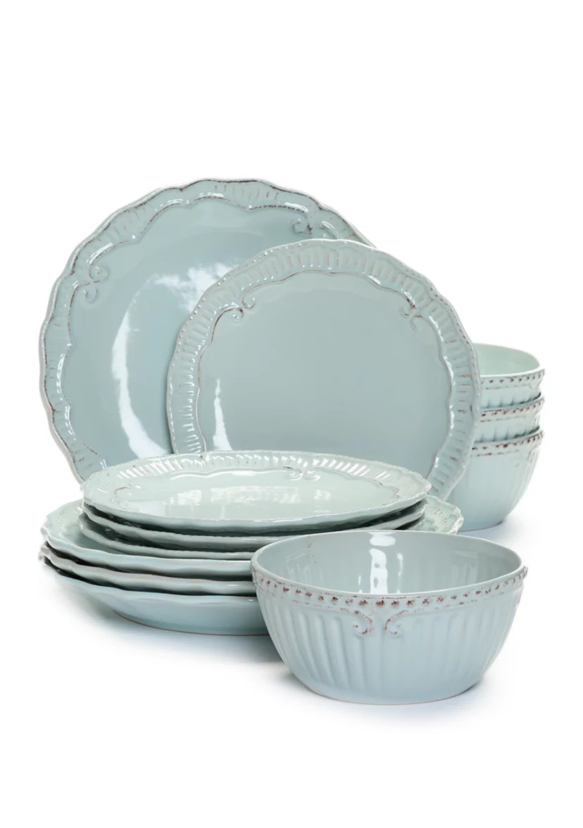 Capri White 12 Piece Dinnerware Set | Belk