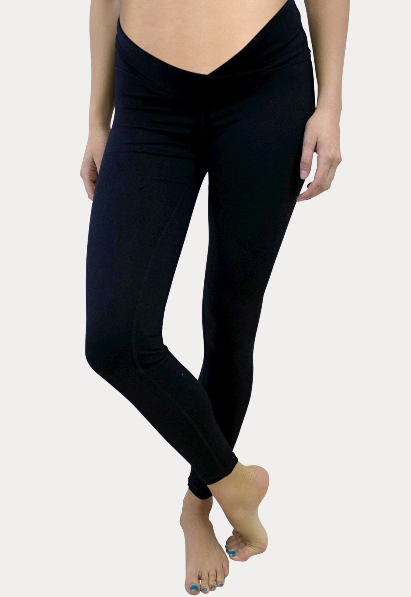 Maternity Yoga Pants Basic Black - Sexy Mama Maternity | Sexy Mama Maternity