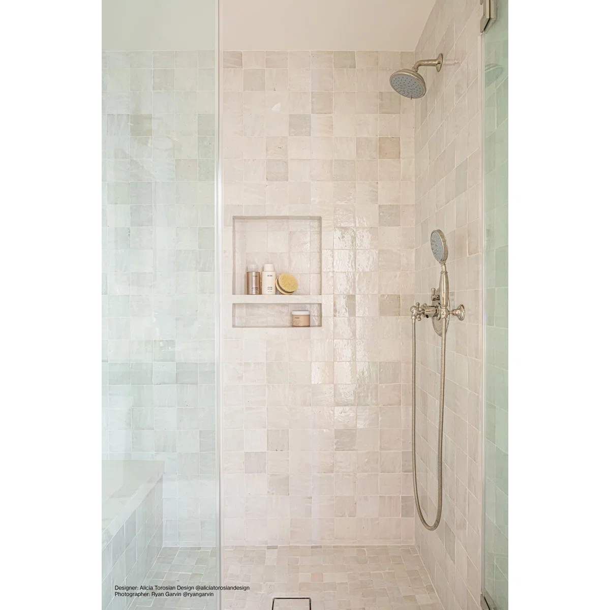 Zagora 4" x 4" Glossy Zellige Field Tile | Wayfair North America