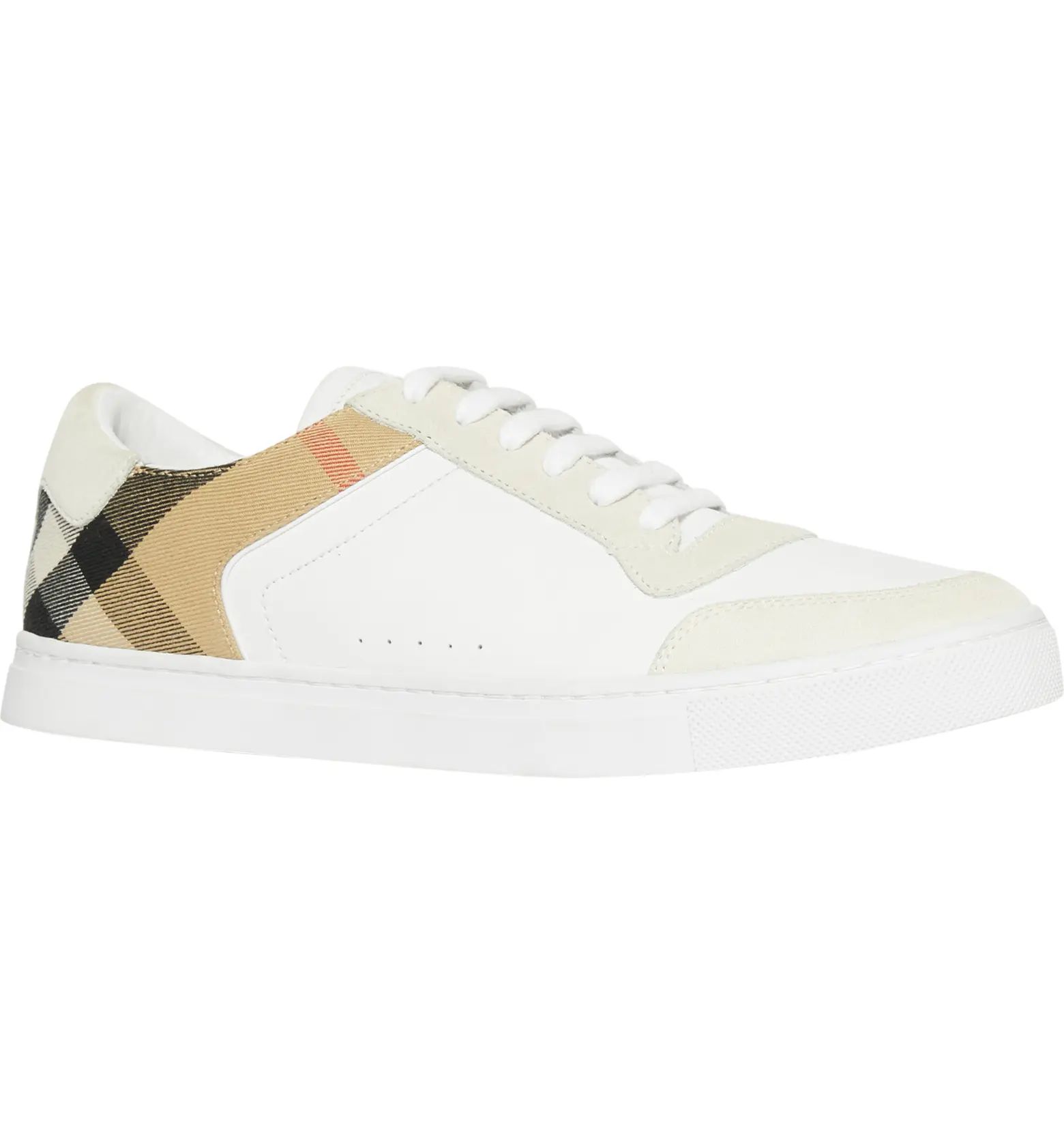 Reeth Check Trim Low Top Sneaker | Nordstrom