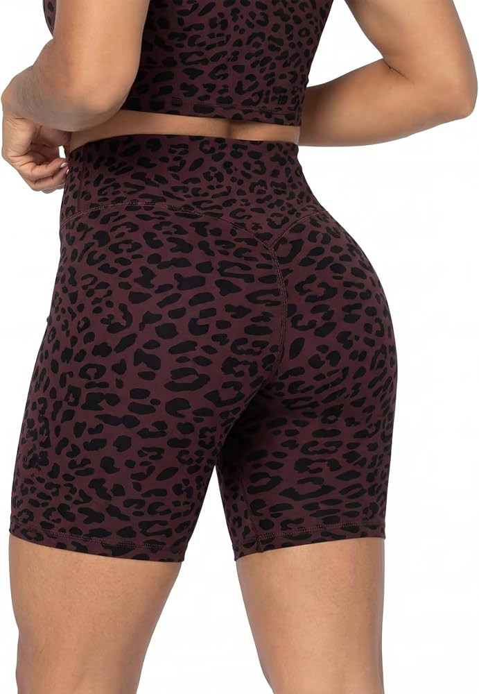 Sunzel No Front Seam High Waist Biker Shorts for Women, Squat Proof Yoga Workout Gym Bike Shorts | Amazon (US)
