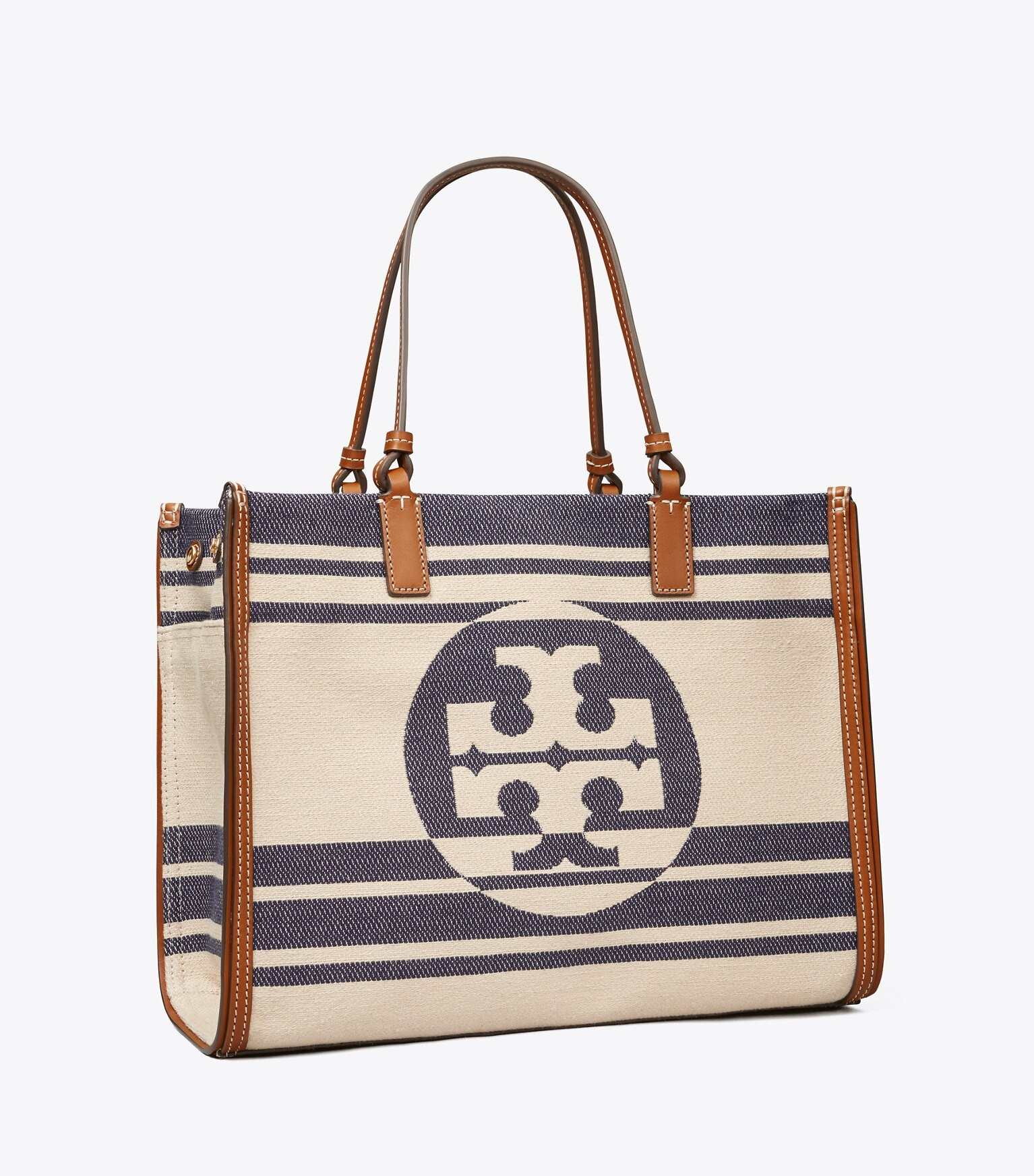 Ella Jacquard Stripe Small Tote | Tory Burch (US)