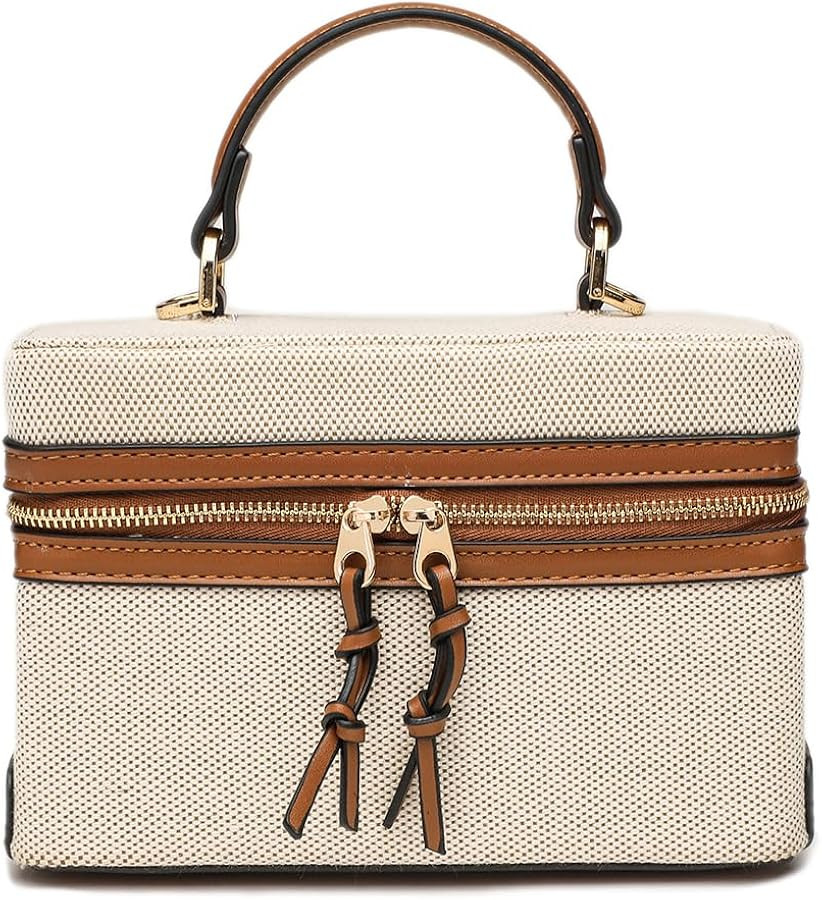 Crossbody Bag for Women Small Top Handle Purse Designer Box Shoulder Handbag Trendy Purse | Amazon (US)