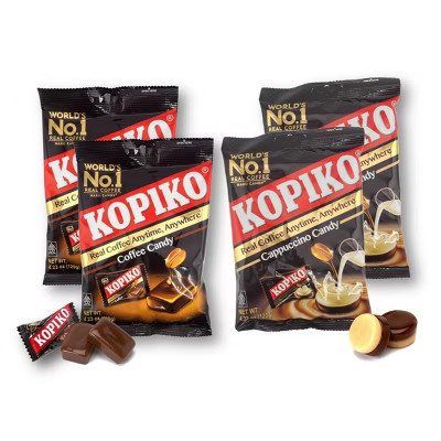 Kopiko Combo Pack Coffee & Cappuccino Candies Real Coffee Hard Candy 4.23 Oz. / 120 G. X 4 (2 Each Flavor) | Target