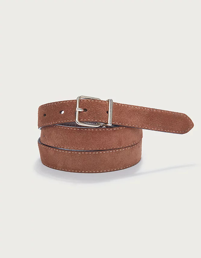 Reversible Leather & Suede Belt | New In Shoes & Accessories | The ... | The White Company UK & ROW