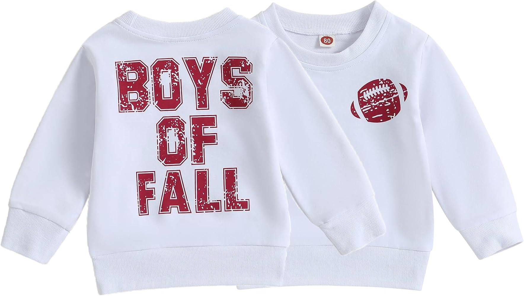 CHAUKAREAUL Toddler Baby Girl Boy Valentines Day Outfits Long Sleeve Letter Sweatshirt Pullover S... | Amazon (US)