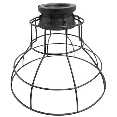 Portfolio Ravensport 6.75-in x 8.5-in Cage French Bronze Wire Pendant Light Shade with 2-1/4-in f... | Lowe's