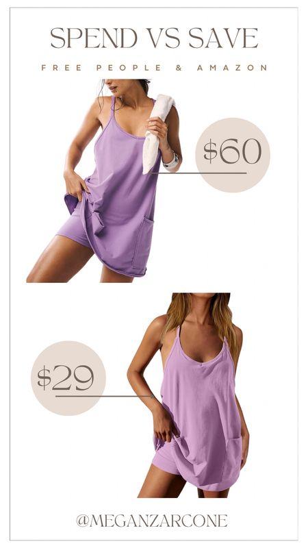 Spend VS. Save! 
Free People and Amazon Hot shot mini dress. 
#Freepeople
#Amazon
#Freepeopledupe


#LTKfindsunder100 #LTKstyletip #LTKfitness