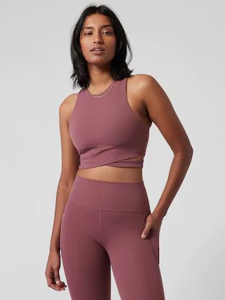 Conscious Crop Cut Out Bra D-DD | Athleta