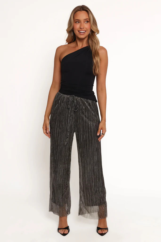Nila Sheer Pant - Black Gold | Petal & Pup (US)