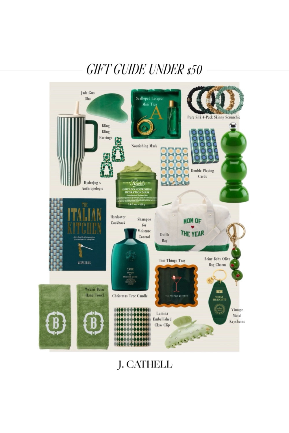 Holiday shopping has officially kicked into full gear — and the deals this weekend are simply too good to pass up. While you're curled up watching Christmas movies, eating leftover turkey, and soaking in every cozy moment, I rounded up the cutest gifts under $50 that make holiday shopping easy.

From beauty favorites and luxe little indulgences to home gems, cozy accessories, and stocking stuffers that look way more expensive than they are — these boards are packed with can’t-miss finds.

Swipe through for budget-friendly gifts for teachers, girlfriends, sisters, hostesses, neighbors, and white-elephant swaps… or treat yourself while you're at it.

Tap to shop & save these for later — your December gifting list just got a LOT easier. 🎁✨
#GiftGuide2025 #GiftsUnder50 #HolidayDeals #HolidayGiftIdeas #StockingStuffers #BudgetFriendlyGifts #GiftIdeasForHer #HostessGifts #BestHolidayGifts #HolidayShopping #ChristmasGiftGuide #CyberWeek #BlackFridayFinds #jcathell

#LTKCyberWeek #LTKHoliday #LTKOver40