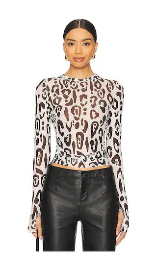 Kaylee Top in Stark Leopard | Revolve Clothing (Global)