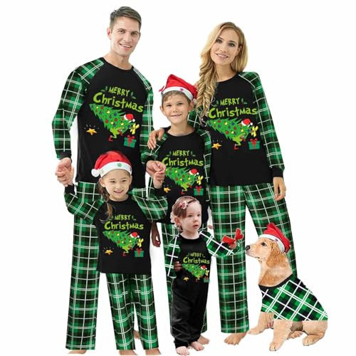 Family Christmas Pjs Matching Sets Christmas Family Pajamas Matching Sets Couples Christmas Pajamas Holiday Jammies(PJS-135-Women, Medium) | Amazon (US)