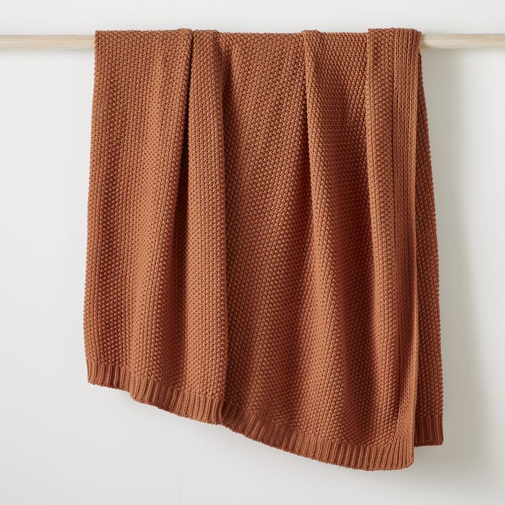 Cotton Knit Throws | West Elm (US)