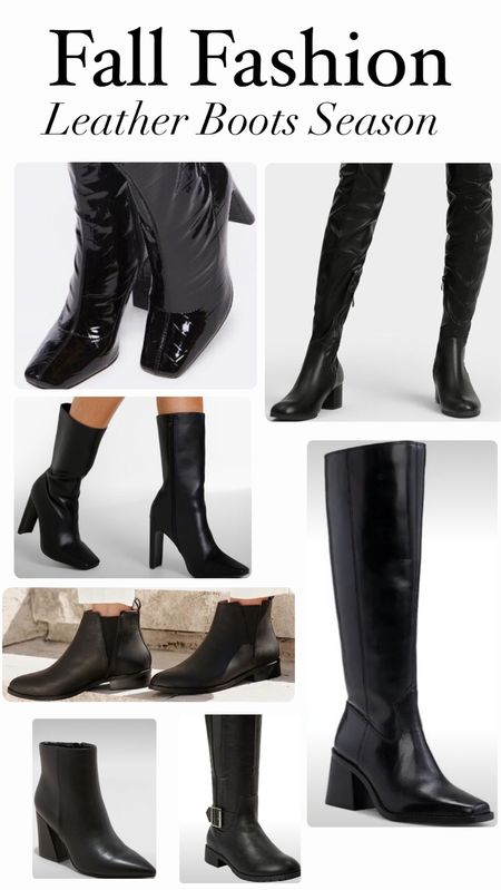 Leather boots fashion season 

Which is your favorite ? 🖤🖤🖤

#LTKSeasonal #LTKsalealert #LTKHolidaySale