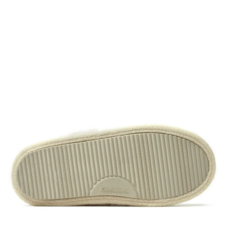 Dearfoams Cozy Comfort Women's Teddy Novelty Scuff Slippers | Walmart (US)
