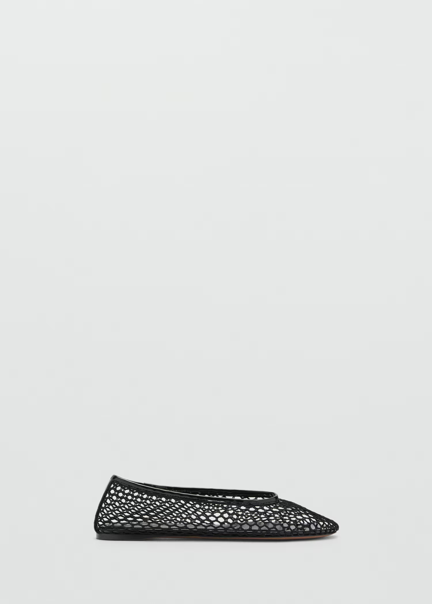 Mesh ballerina shoes - Women | MANGO United Kingdom | MANGO (UK)