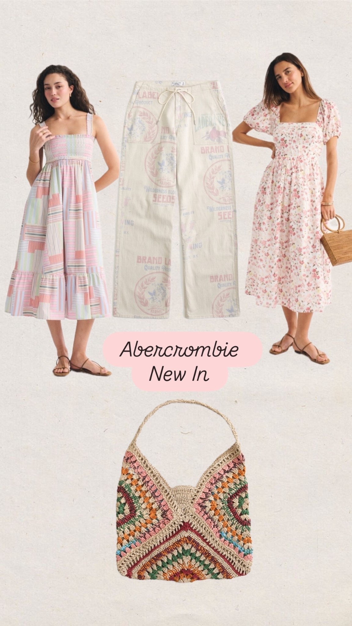 Abercrombie
New in
Rattan bag
Patchwork dress
Mother’s Day

Spring outfits 2026
Vacation outfits beach
Date night outfits
Spring dresses
