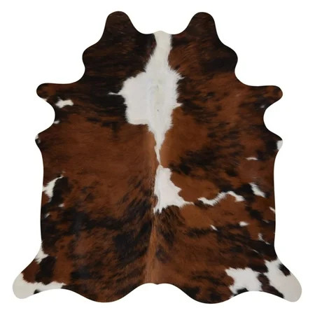 Real Cowhide Rug Brindle & White | Walmart (US)