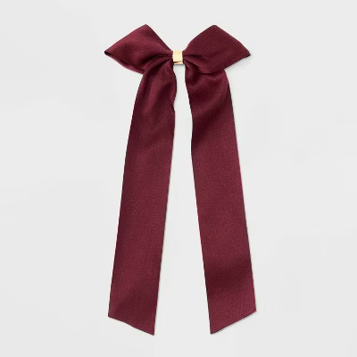 Bow with Gold Center Hair Clip - A New Day™ Red | Target