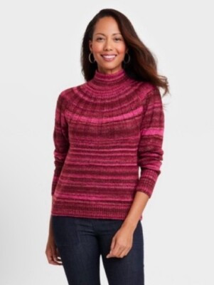 NWOT Target Knox Rose Pink And Burgundy Striped Pullover Sweater  Size L  | eBay | eBay US