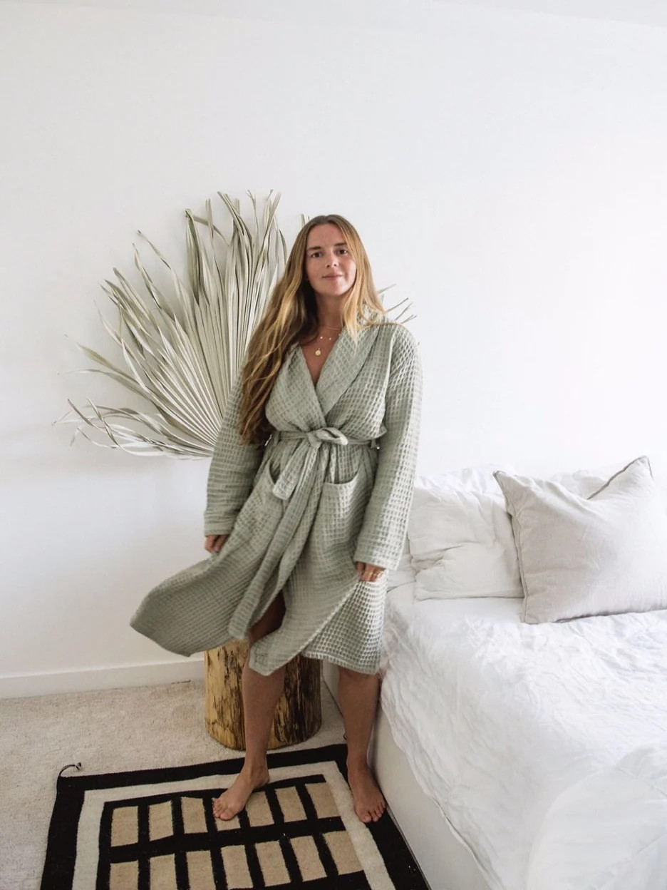 Waffle Knit Robe | One Wednesday