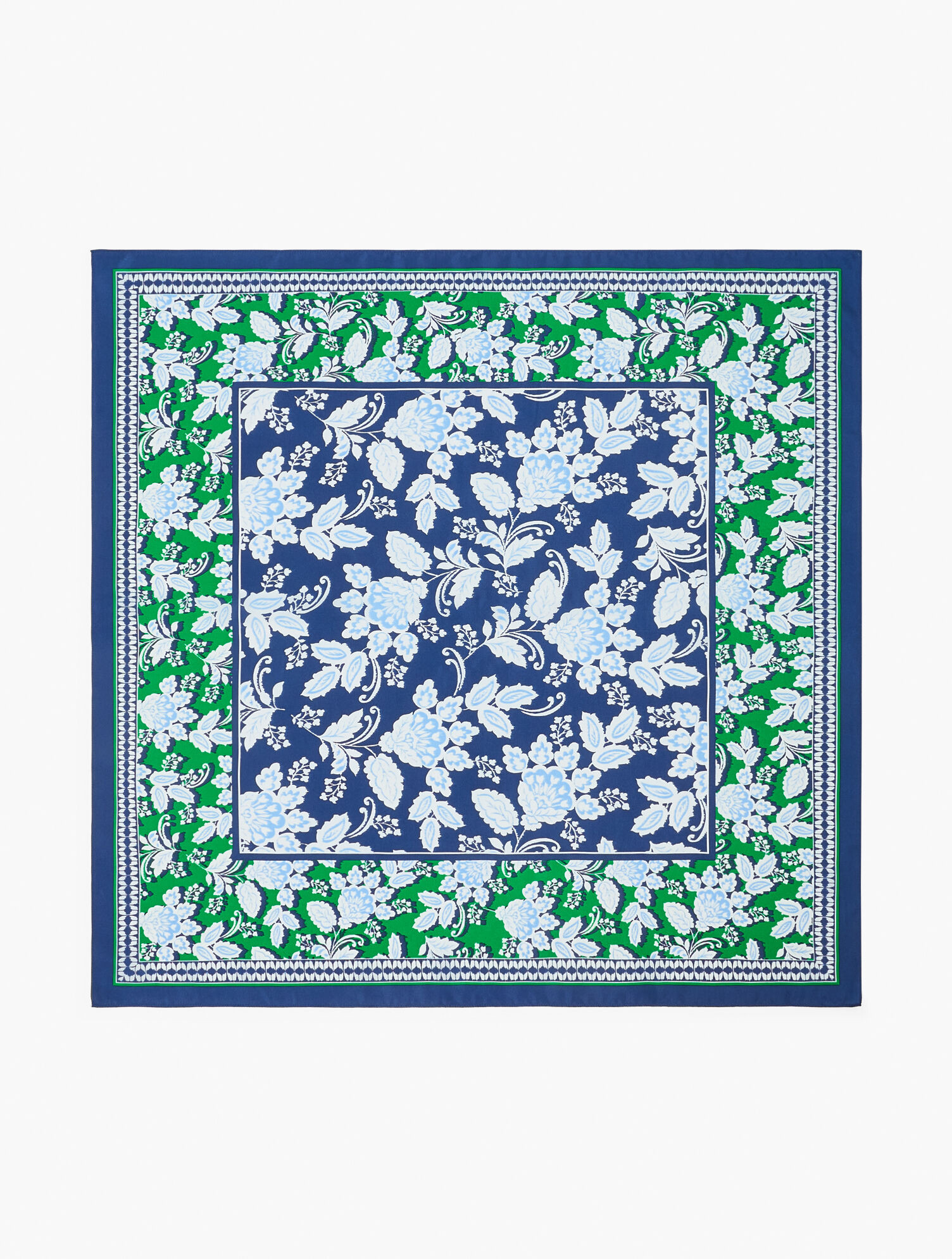 Blossom Ikat Silk Square Scarf | Talbots