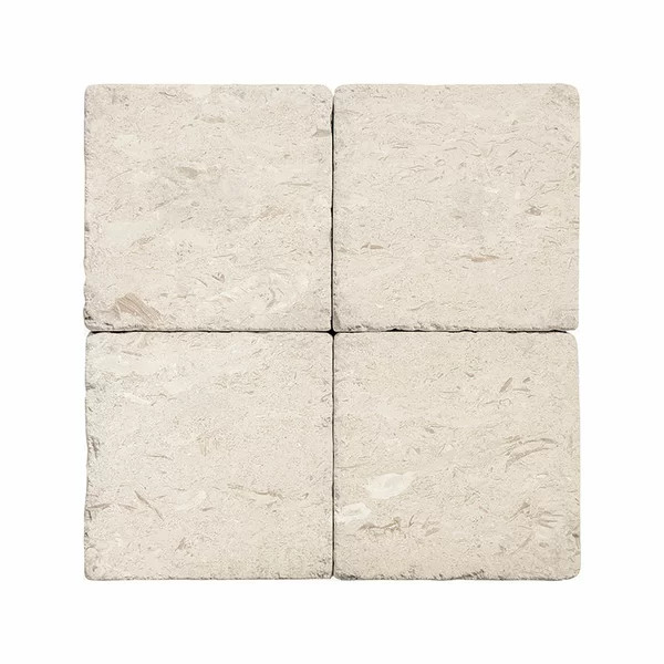 Fossil Stone 4" x 4" Limestone Tile | Wayfair North America