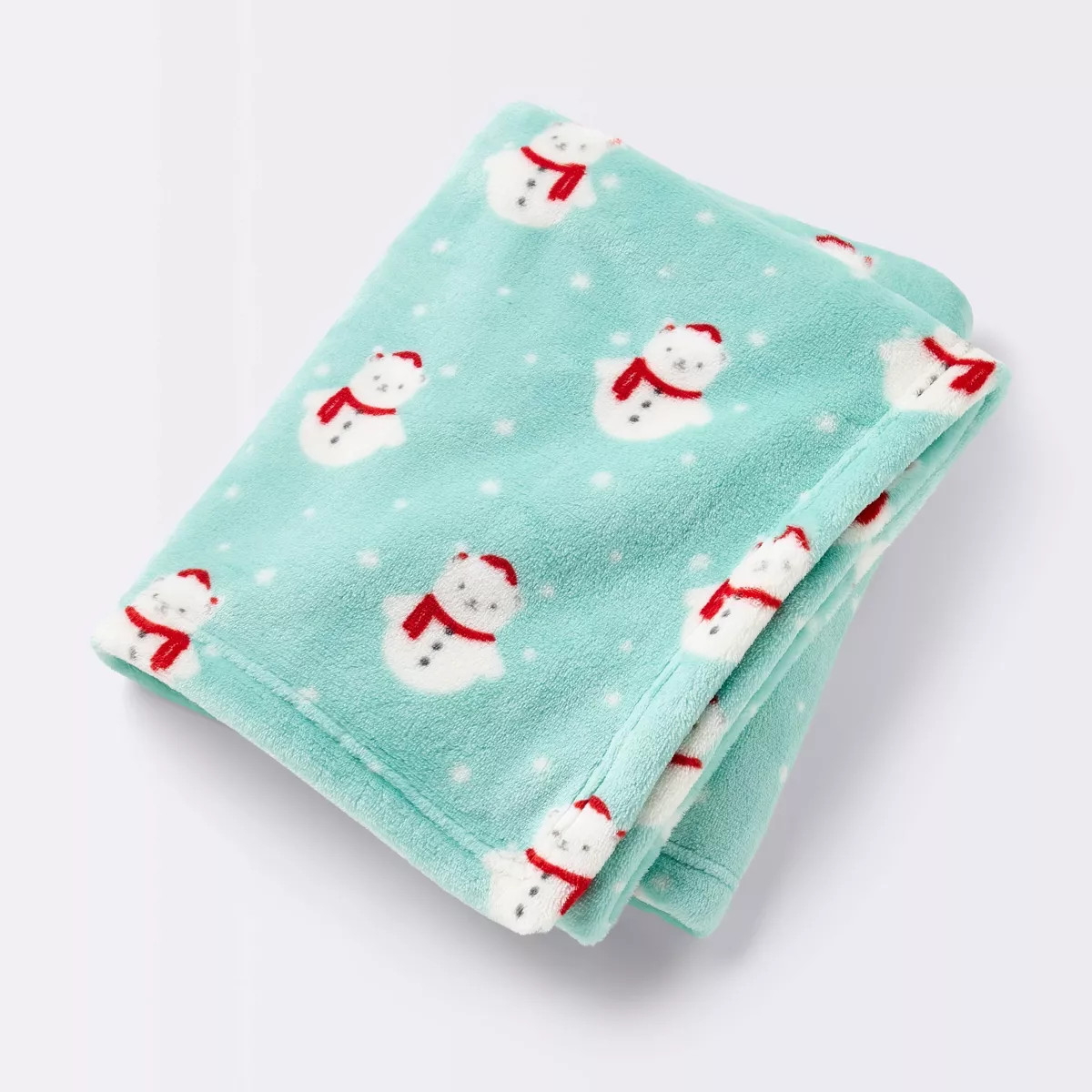 Holiday Snow Bear Plush Blanket - Cloud Island™ | Target