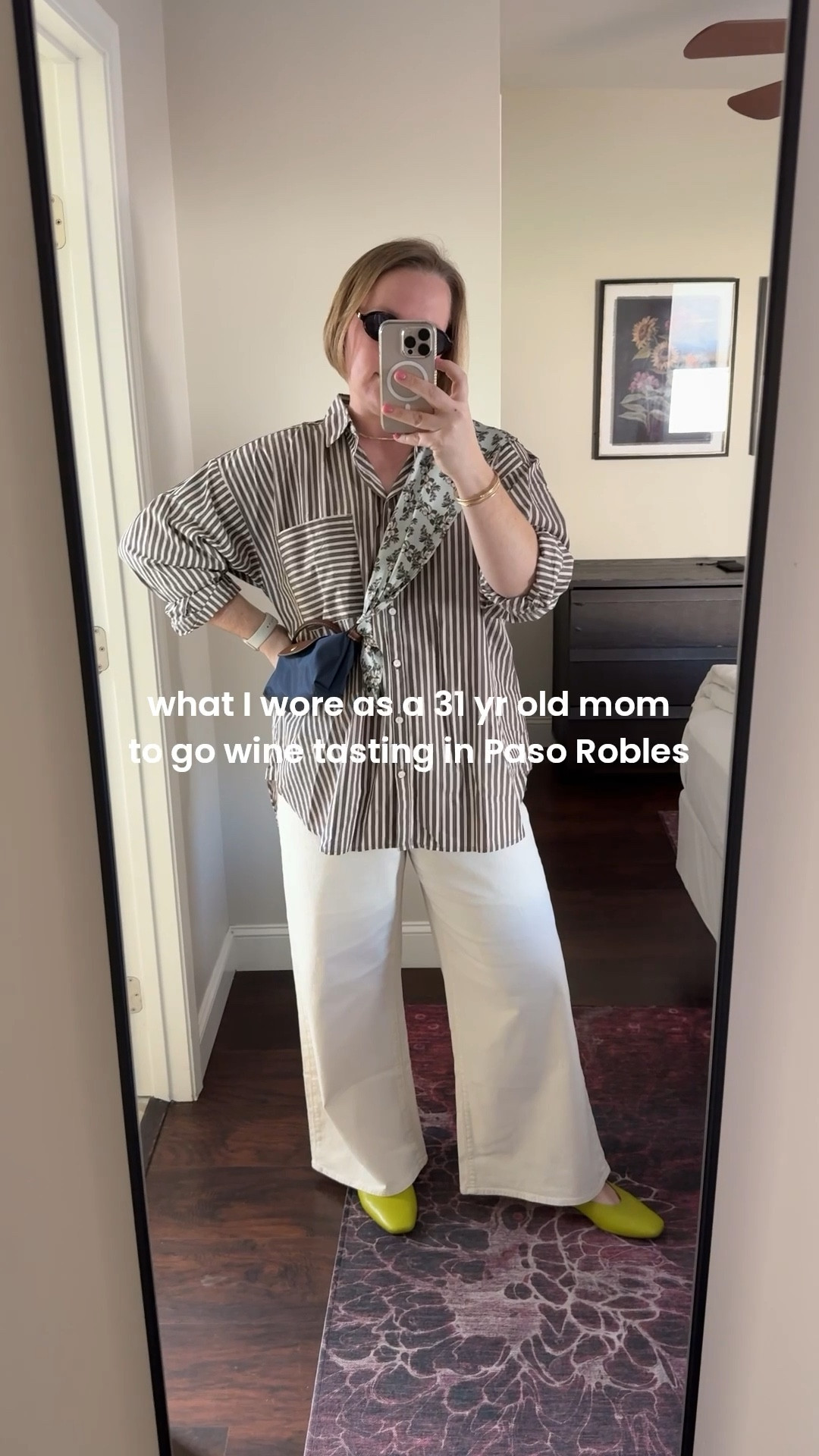 My favorite outfit as of late! These naturalizer flats are gorgeous and comfy and come in wide! Wearing size XL in blouse, 33 in jeans  

#LTKMidsize #LTKgrwm #LTKootd