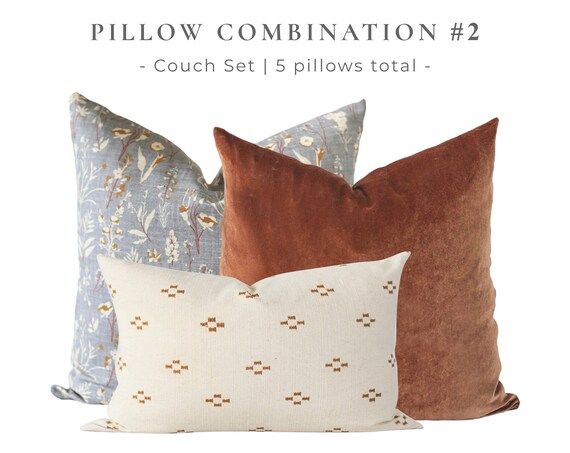 Couch Pillows Set, Pillow Combination, Throw Pillows Set, Pillow Combo Set, Beige Throw Pillows, ... | Etsy (US)