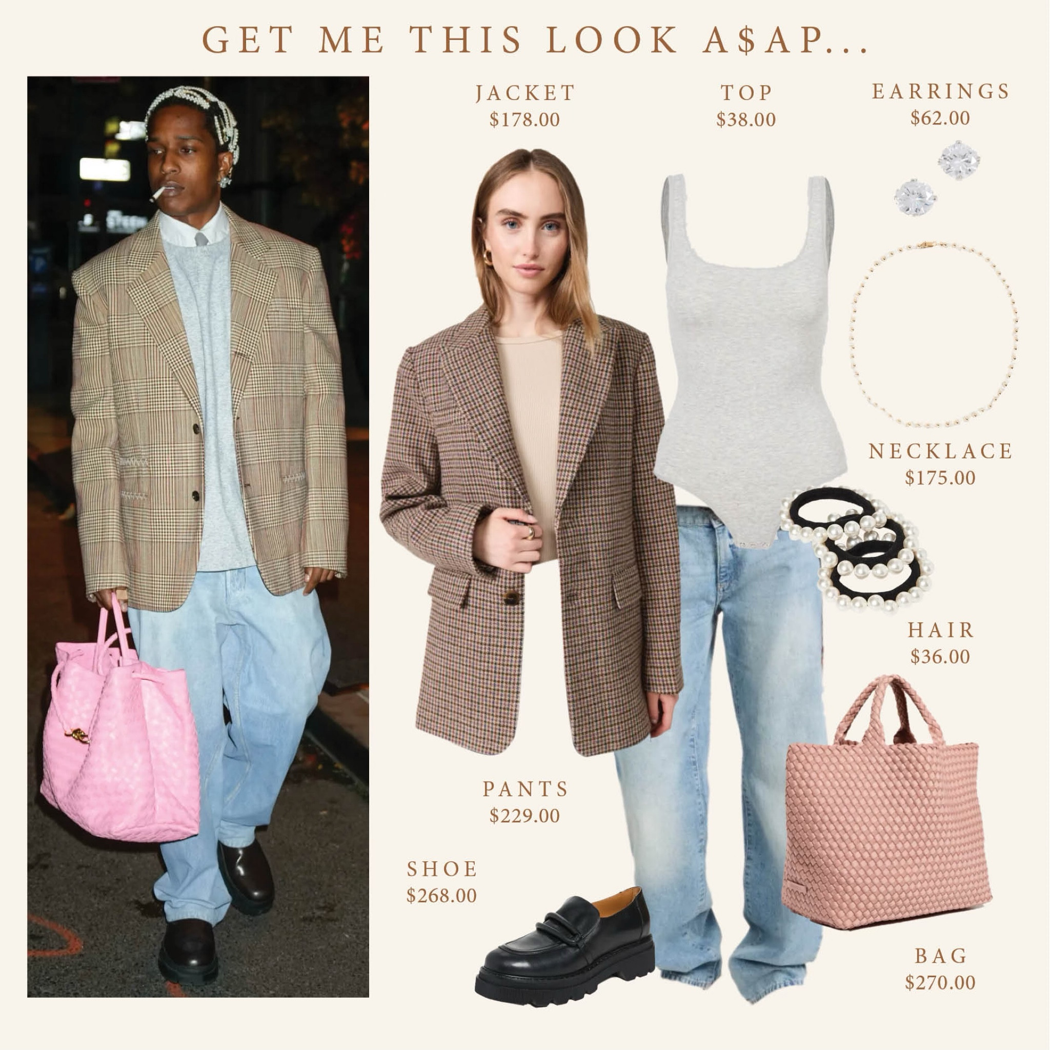 Need this outfit A$AP...

#LTKshoecrush #LTKitbag #LTKstyletip