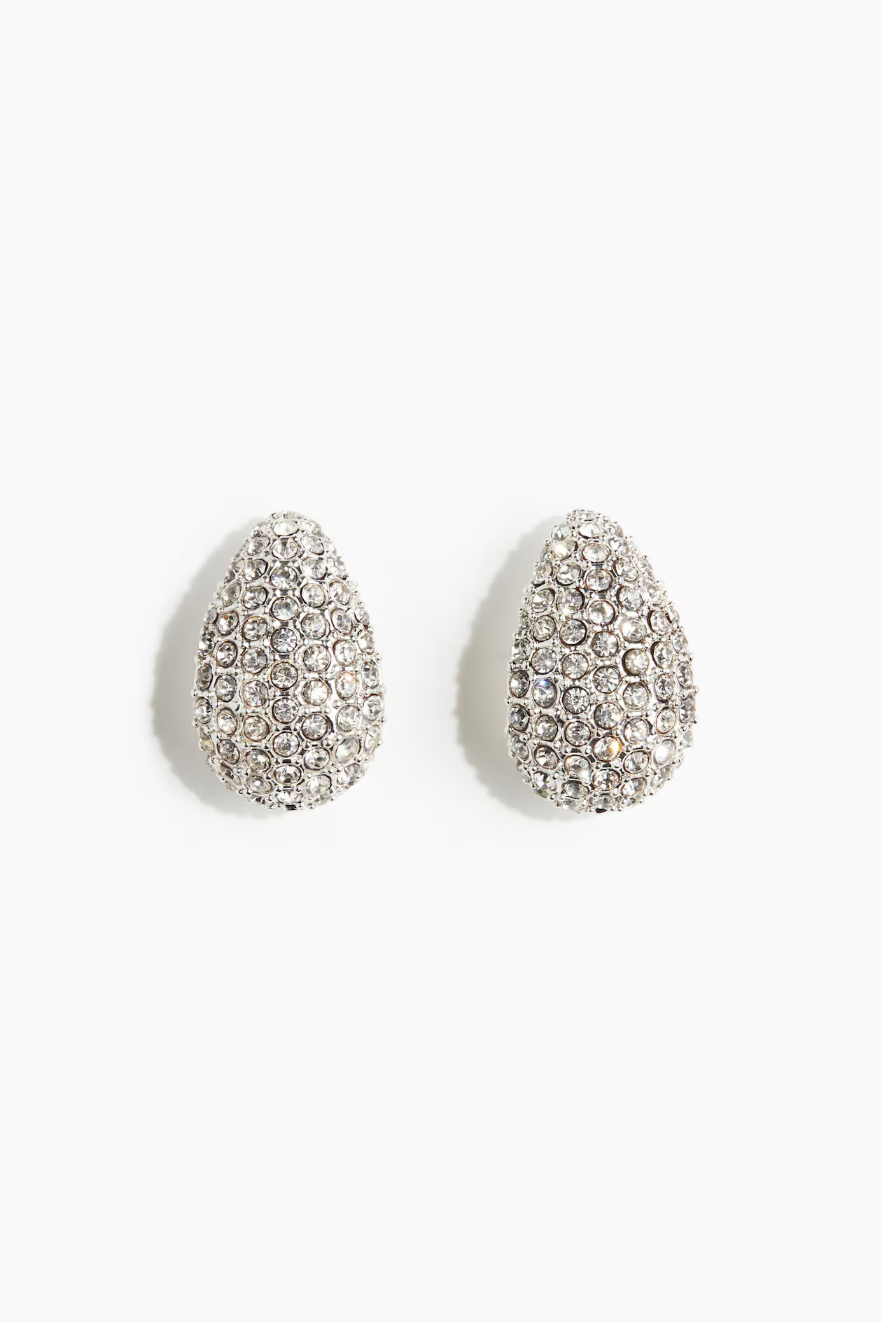 Rhinestone-embellished hoop earrings | H&M (UK, MY, IN, SG, PH, TW, HK)