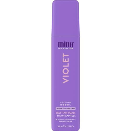 Minetan Violet Self Tanning Foam | Color Base Tan Collection - Rich Dark Brown Bronze Glow, 1 Hour Instant Express, Face & Body Fake Sunless Tanner Mousse, For All Skintones, 6.7 Fl Oz | Amazon (US)