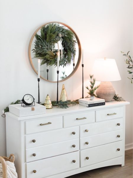 A white dresser is a beautiful piece to add to any bedroom! Don’t forget you can also change our hardware to match your style! Love these led candles, stress free lighting!

#LTKCyberWeek #LTKhome #LTKGiftGuide