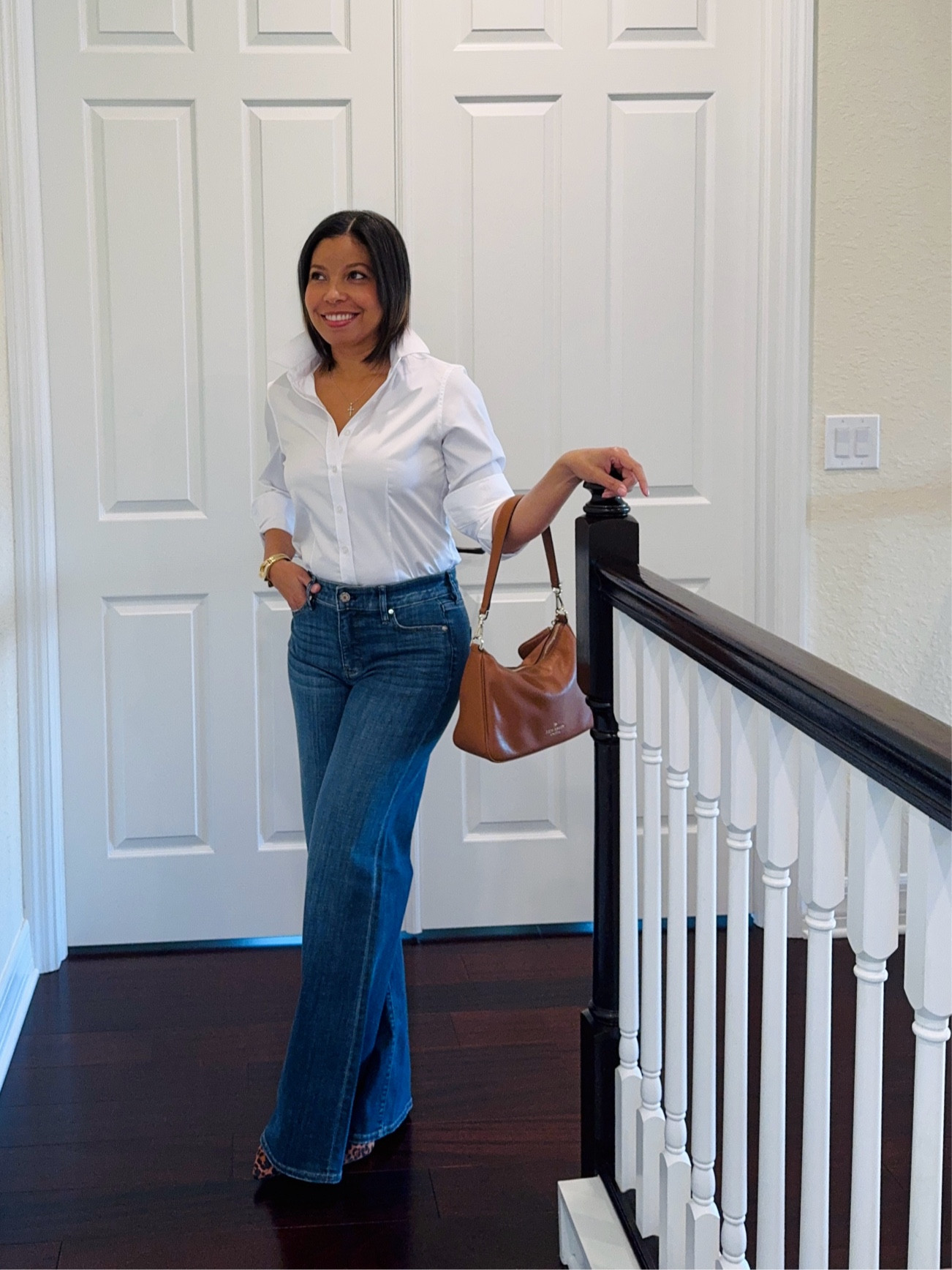 Timeless Casual Outfit! I’m wearing size xs shirt & 00 jeans. The jeans are selling fast! 

Timeless Wardrobe! Build a timeless wardrobe One Piece at a Time! 

Affordable Workwear | Work Outfit | Winter Outfit | Spring Outfit | Business Casual | Classic Wardrobe | Petite Fashion | Petite Style | Wide Leg Jeans | White Button Down Shirt | Wardrobe Essentials | Wardrobe Basics  #amazonfashion #whbm #whbmstyle 

#LTKOver40 #LTKStyleTip #LTKPetite