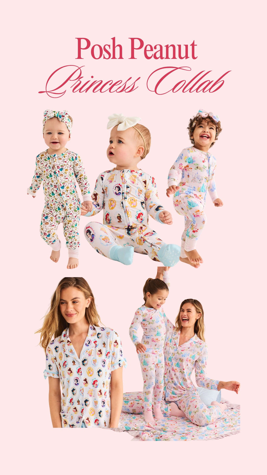 ✨ Calling all little princesses! 👑💖 The Posh Peanut Princess Collection is pure magic with the sweetest prints, buttery-soft bamboo, and matching styles for babies, toddlers, and mamas. Perfect for bedtime, cozy mornings, Disney lovers, or the cutest gift idea! ✨

I’ve linked my favorite pieces from the collection before they sell out—these always go fast! 💕 #LTK #PoshPeanut #PrincessStyle #BambooPajamas #MatchingPajamas #BabyGirlStyle #ToddlerStyle #DisneyMom #PrincessOutfits #BabyEssentials