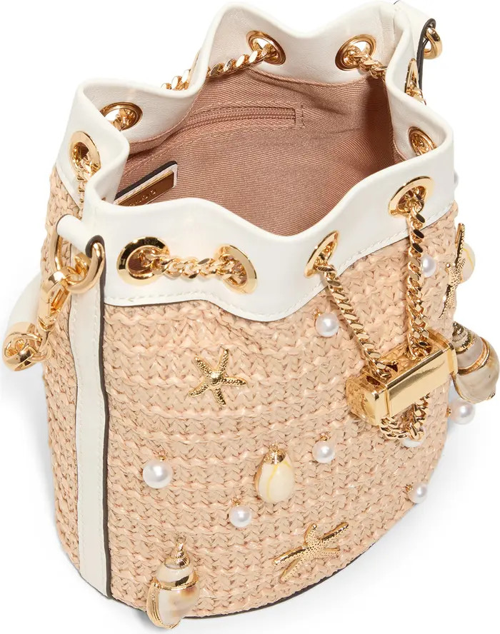 Sirenax Woven Raffia Bucket Bag | Nordstrom