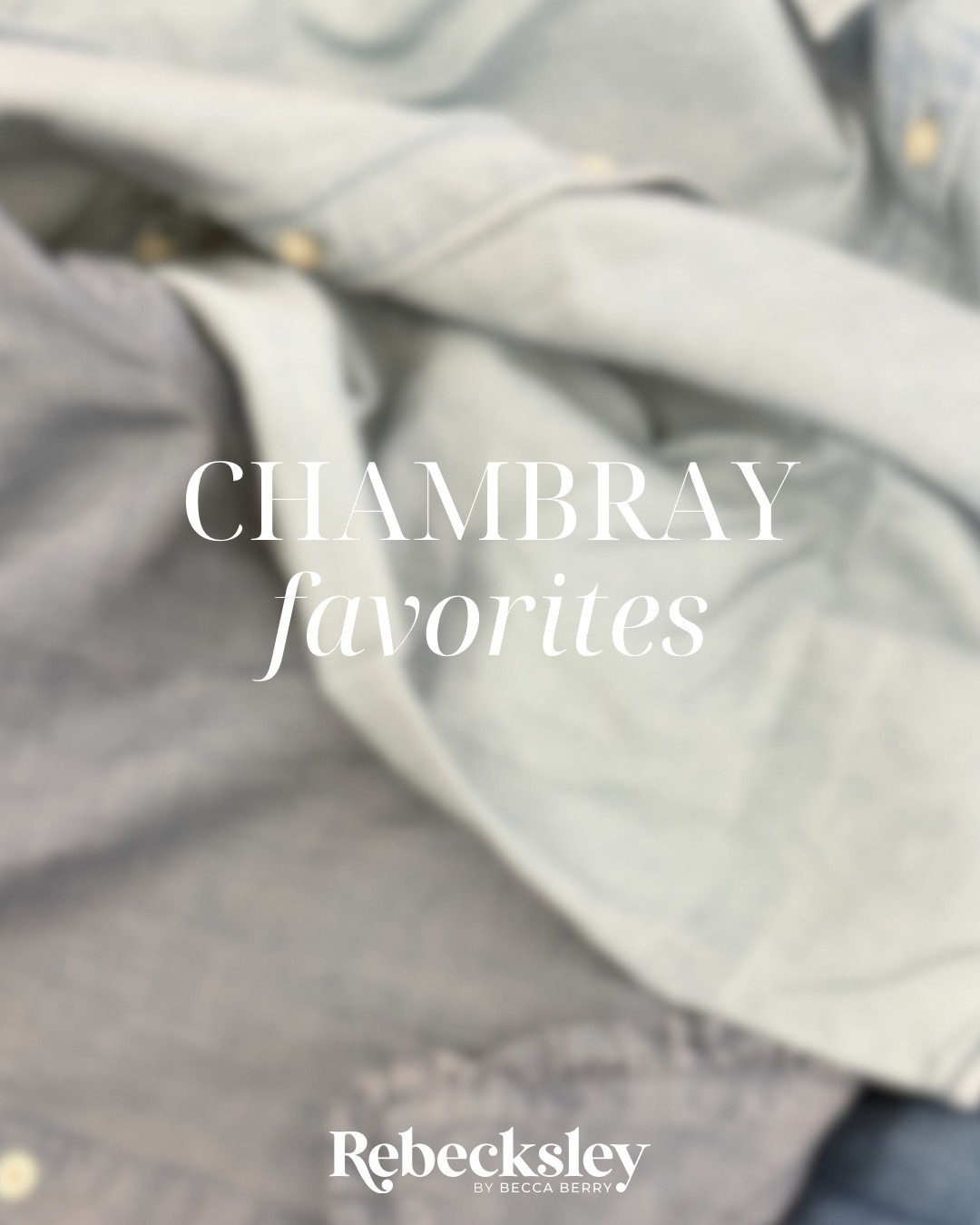Chambray favorites for spring & beyond!

Chambray is one of those timeless staples that just works — whether you’re dressing it up for work or keeping it casual on the weekend. Here are a few pieces I’m loving lately:
Chambray puff-sleeve top with the prettiest ruffle collar
Sleeveless button-up that’s perfect for layering
Chambray hair bows to top off any outfit

Easy to mix, match, and wear on repeat. Chambray just gets it.
#ChambraySeason #LTKSpringStyle #ClosetStaples

#LTKFindsUnder50 #LTKStyleTip #LTKMidsize